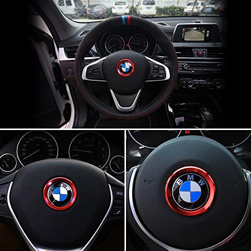 CARFIB para acessórios BMW, emblema de volante, logotipo, tampas, adesivos, peças, 2 3, 5, 7, X1, X3