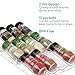 iDesign Linus Spice Rack, Drawer Organizer for Kitchen Storage - Clear