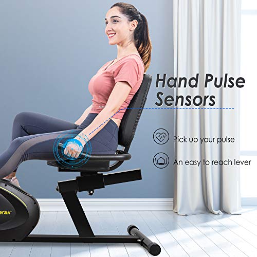 Merax Magnetic Recumbent Exercise Bike 