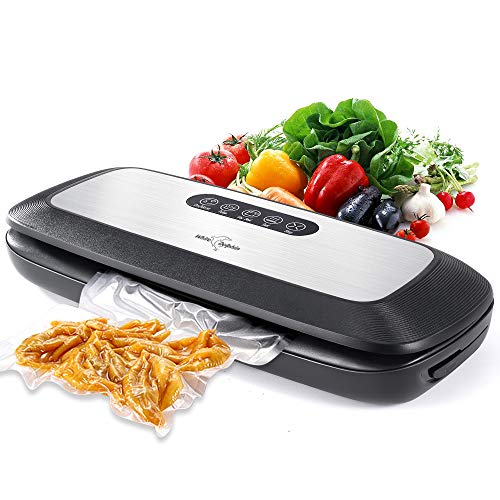 Food Vacuum Sealer White Dolphin Vacuum Sealing System Machine, Dry & Moist Food