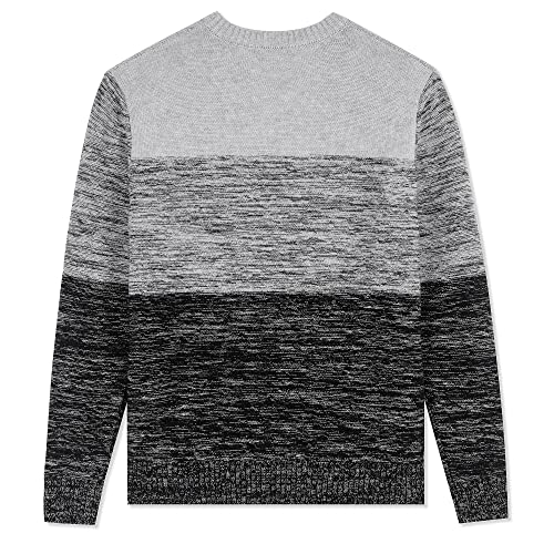 Image of BOBOYOYO Boys Sweaters 100% Cotton Cable Knit Kids Sweater Striped Pullover