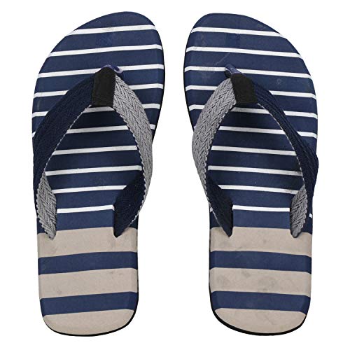 Image of Men's XY249 Blue Red Navy Green Orange Color Slippers