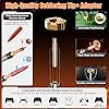 Soldering Iron Kit 90W for Electronics, Digital Adjustable Temperature Soldering Iron 356-932F (180-500C) with ON/OFF Switch, Soldering Kit Including Desoldering Pump, Extra Tips and More