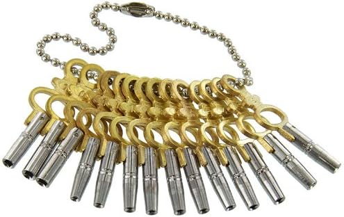 Pocket Watch Keys, Set of 14 | CLK-100.14