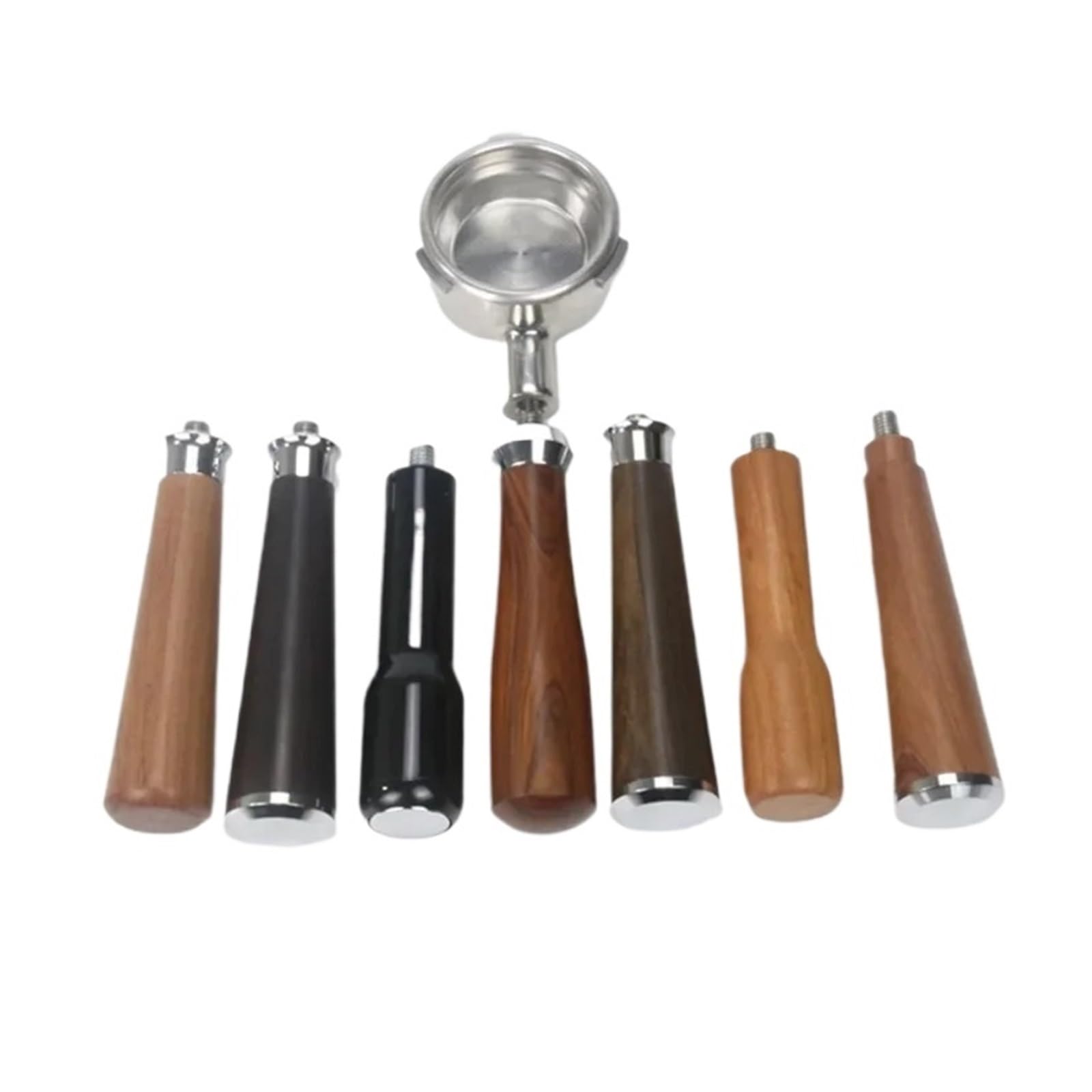 Filtro de café de 3 orejas de 58MM, compatible con Barsetto, herramienta de Barista con mango de portafiltro de café sin fondo de acero inoxidable | 58mm Barsetto-A3