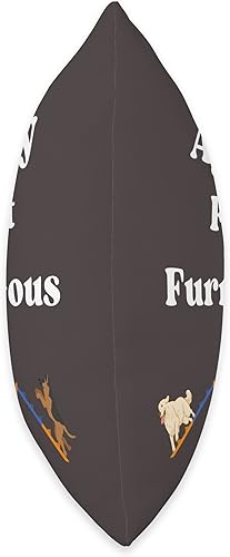 Miniatura 2 de Dog Agility Gear & Design Co. Fun Dog Lover-Agility, Fast and Furry-OUS Throw Pillow, 16x16, Multicolor