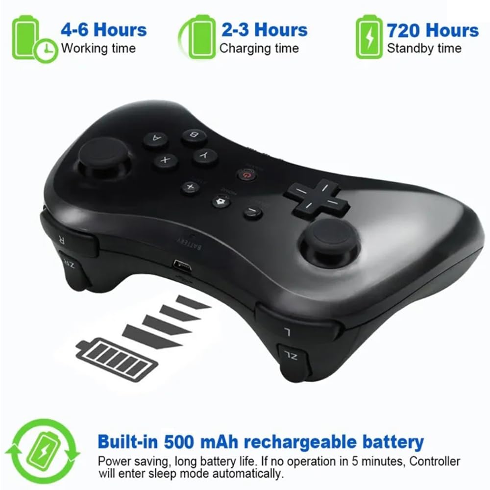 Amazon.com: LACTIVX Wireless Pro Controller for Nintendo Wii U