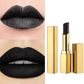 Generic Matte Creamy Black Color Lipstick SMUDGE PROOF Price In India