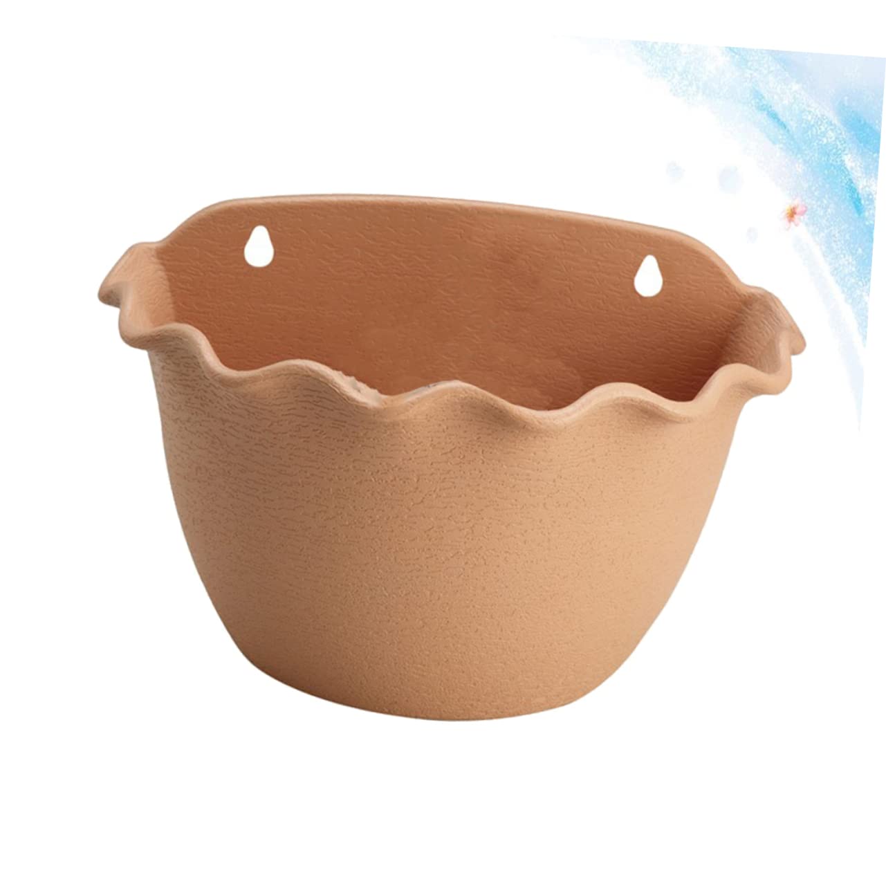 SUPVOX 1 Pc Supporto Per Vasi Da Fiori Da Esterno Fioriere Per Ringhiere Per Balconi Vasi Di Terracotta Appesi Vasi Per Piante Da Fioriere Da Esterno Wall Mount Secchio Sospeso
