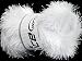 Large 100 gram skein White Eyelash Glitz Ice Sparkly Eyelash Yarn