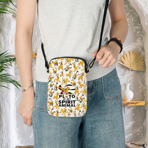 KEYCHIN Dog Cartoon Crossbody Bag Enchanted Kingdom Movie Fans Gifts Dog Is My Spirit Animal Shoulder Bag Dog Movie Merch3