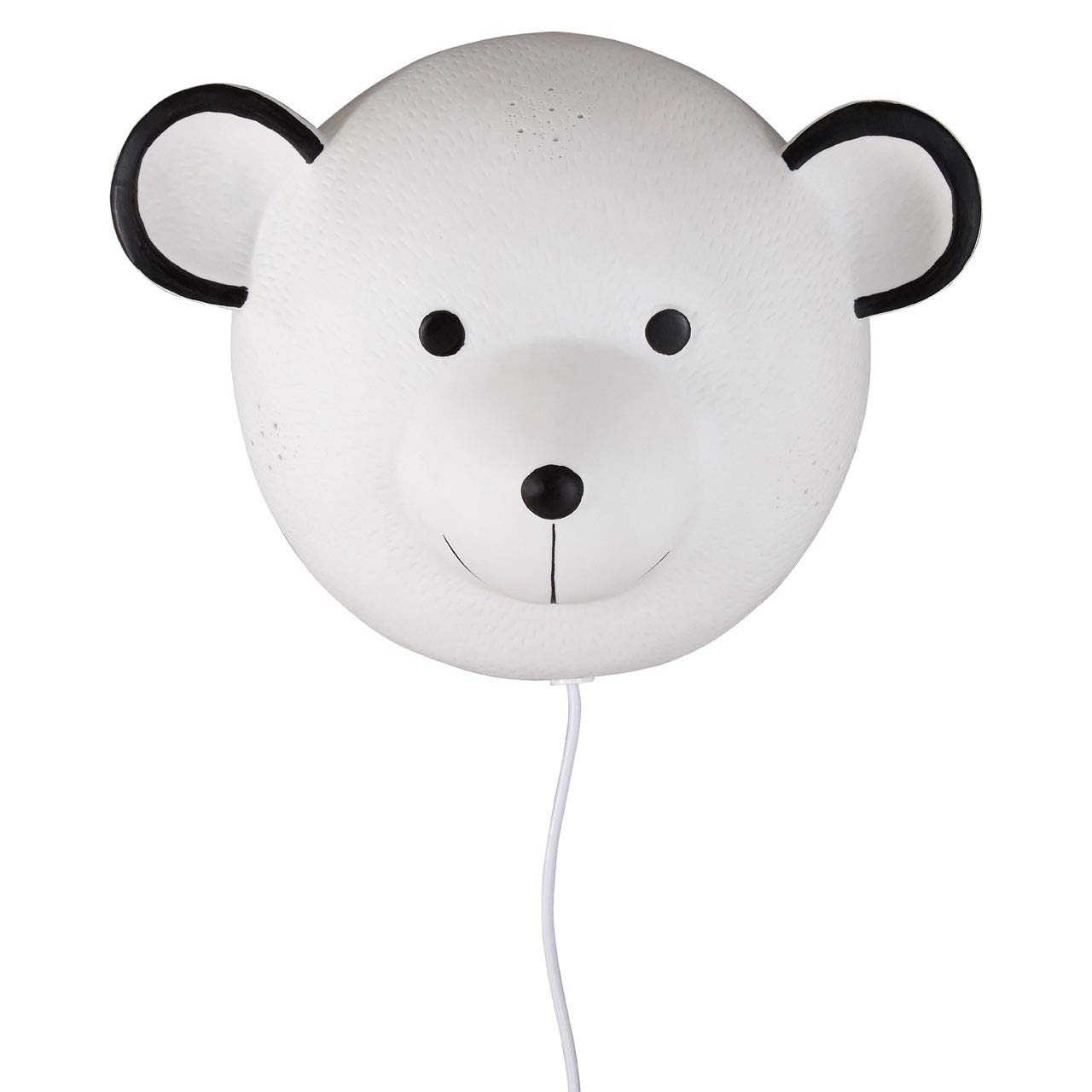 Premier Housewares Kids Bear Wall Mount Night Light White