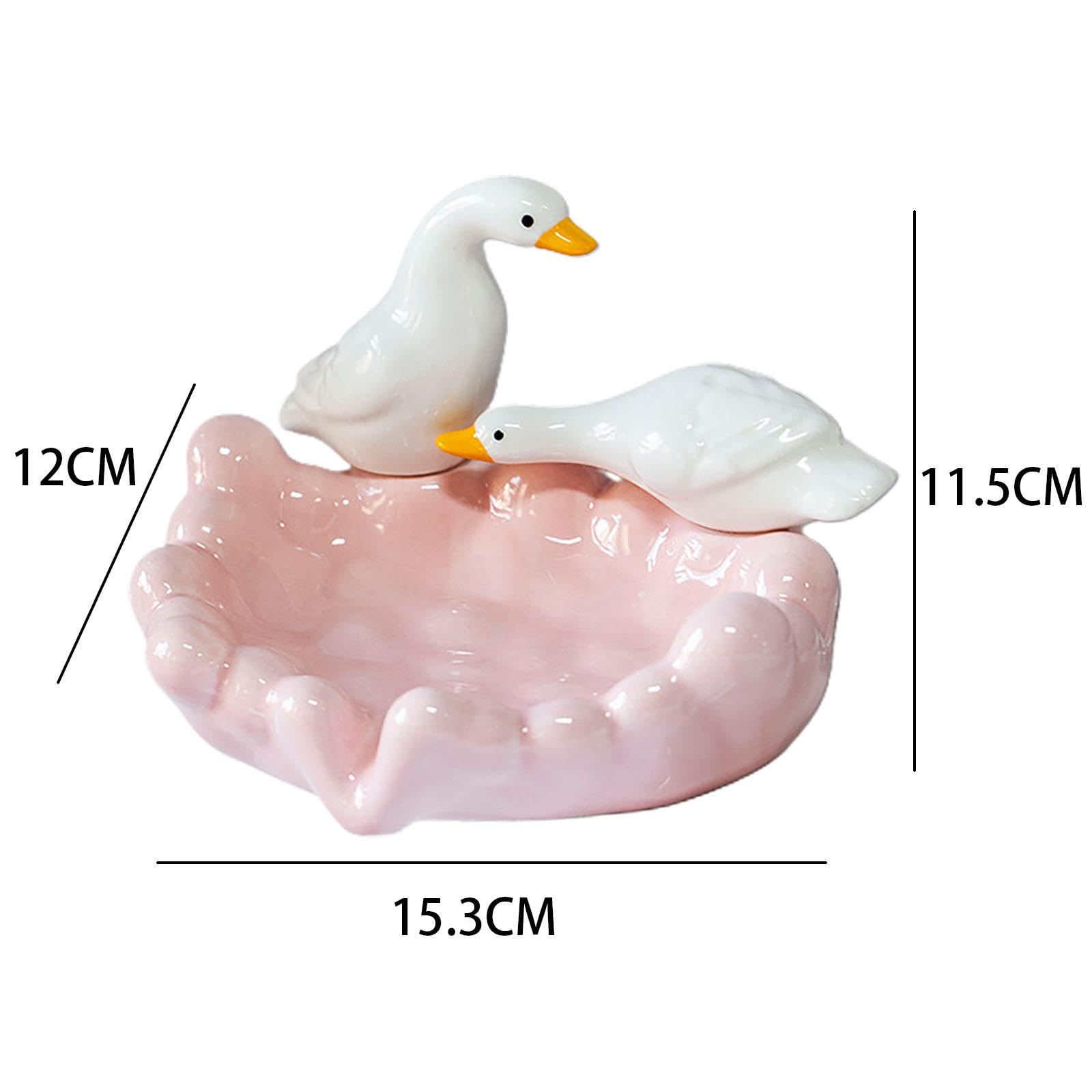 Rabbit Ceramic Soap Dish – Cute Bunny Soap Holder, Jewelry Tray & Key Bowl For Bathroom Or Kitchen