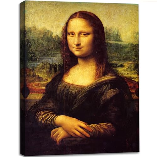 weiyiart Mona Lisa by Leonardo Davinci Oil Painting Reproduction Wall