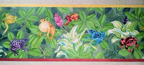 Jungle Rain Forest Frogs Wallpaper Border Cc810B #TOP3