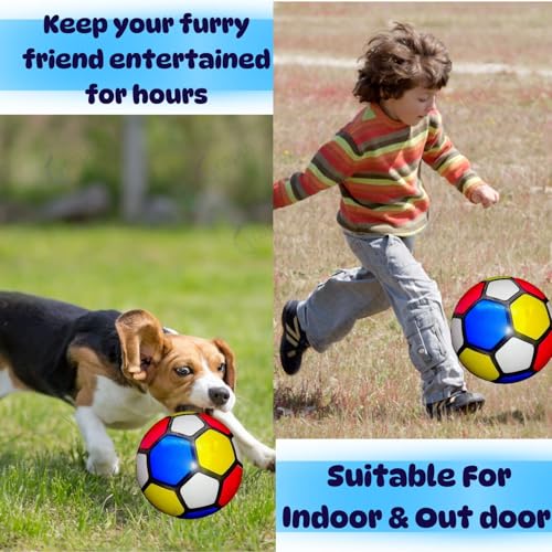 Image of Graphene 16cm Football Soccer Ball for Kids Soft Squeeze PVC Foam Sponge Jumping Bouncy Balls Light Weight Nontoxic Rubber Beach Valleyball No Air Needed Pool Party Toys Outdoor Indoor Playball