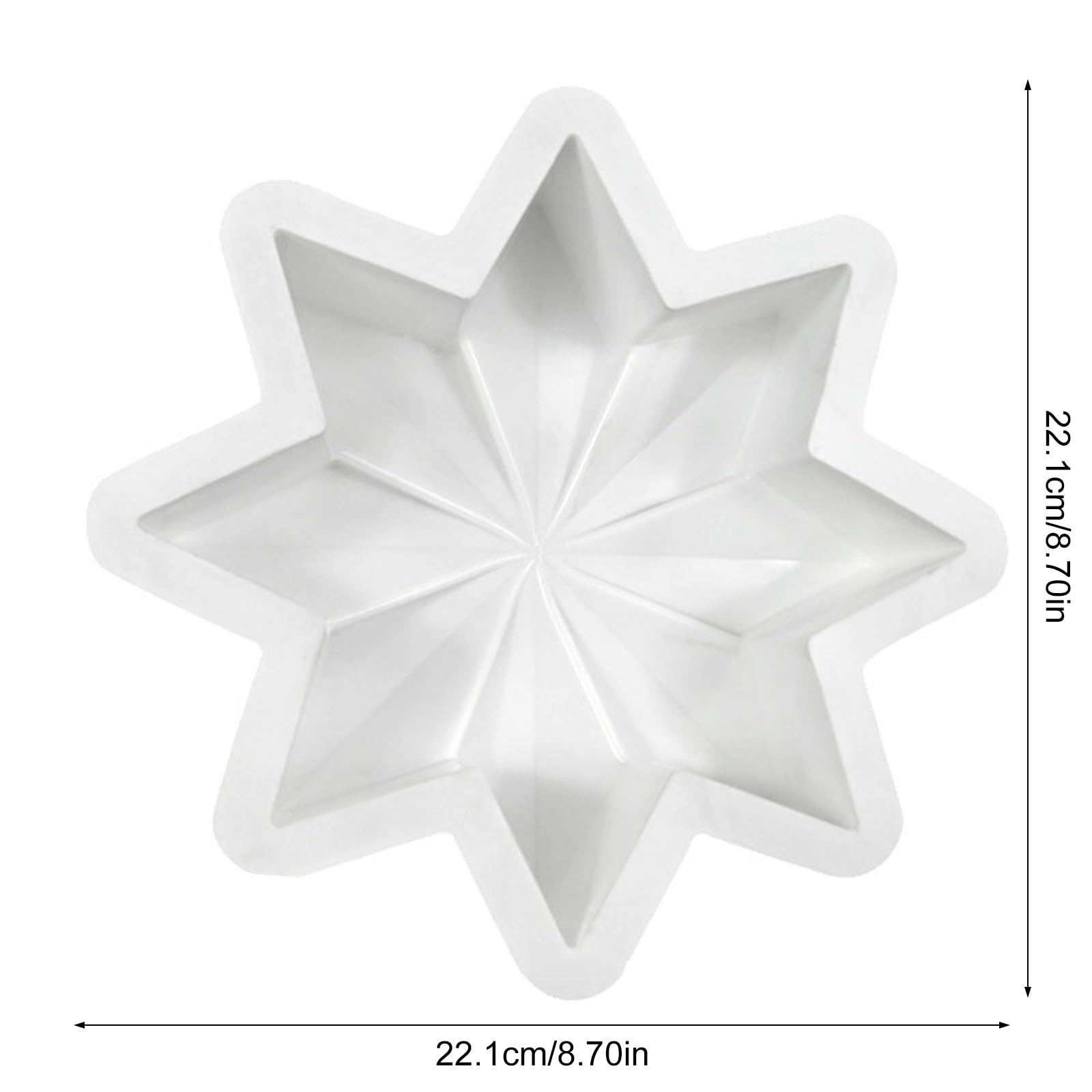 Flexible Schneeflocken-Form, flexible Silikon-Schneeflocken-Dessert-Form, Weihnachts-Elch- und Schokoladenherstellung, Festival-Küchenzubehör