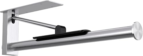 Toallero de papel de cocina – Toallero adhesivo con una sola mano para colgar papel – First Apartment Essentials montaje en pared autoadhesivo de