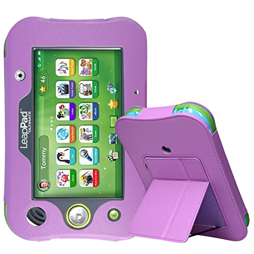 ACdream Leather Case for LeapPad Ultimate Kids Learning Tablet (Purple)