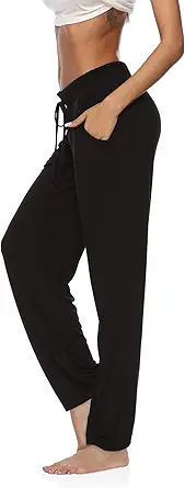 DIBAOLONG Womens Yoga Pants Wide Leg Comfy Drawstring Casual Loose Straight Leg Lounge Pants Workout Running Sweatpants