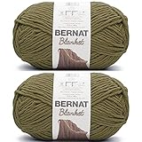 BERNAT Blanket, Olive, 2x300g