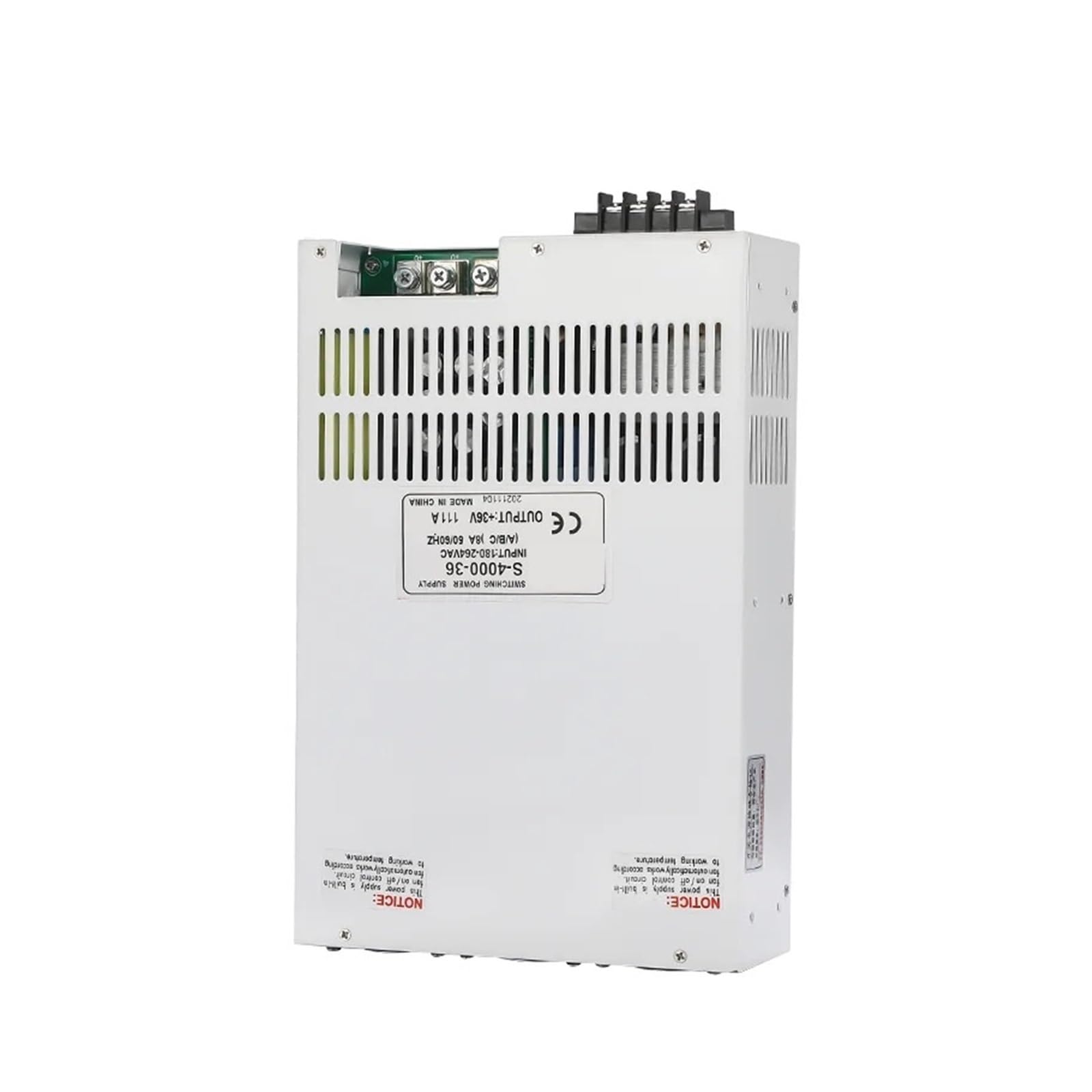 2RD58I8PM 4000W Switching Power Supply AC/DC 24V 36V 48V 60V 72V 300V 110VAC/220VAC/380VAC Lighting Adjustable SMPS(0-220v 18.1a-4000w,380V)
