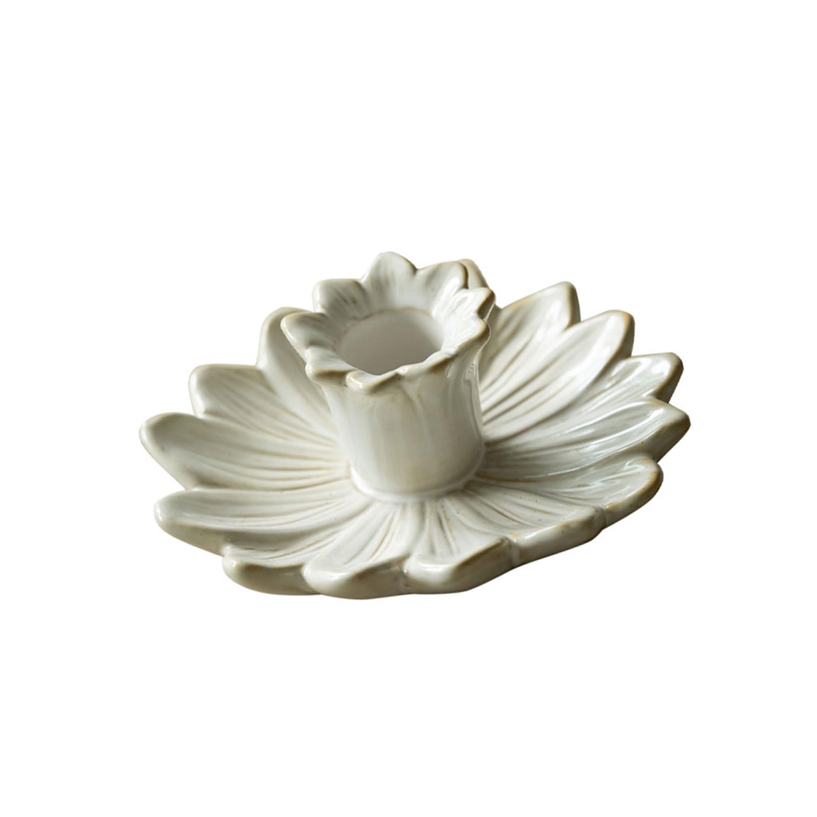 carotoe Unique Kilns Fired Ceramics Tray with Flat Bottom Creates Atmospheres in Any Living Space Ceramic Holder