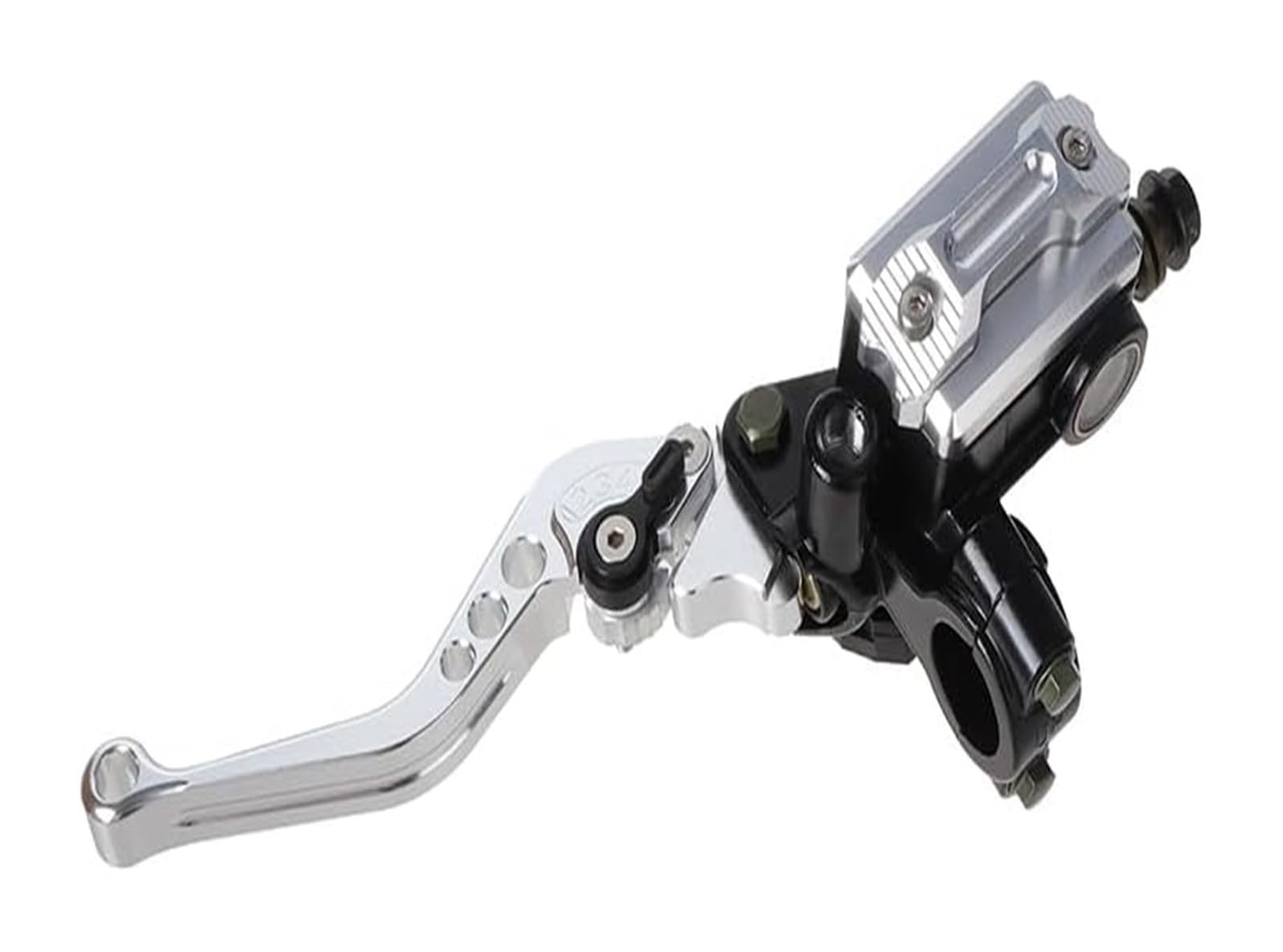 Eamrfvqt Silver Left Brake Clutch Levers, Aluminum Master Cylinder Levers
