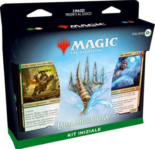 Magic Starter Kit: The Gathering - Bloomburrow | Lerne Magic mit Zwei thematischen Decks von Bloomburrow zu Spielen | Sammelkartenspiel für 2 Spieler ab 13 Jahren (Versione Italiana)