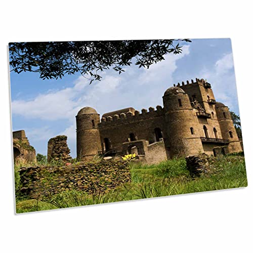 3dRose Fasilides Castle Desk Pad 23 x 16 pulgadas