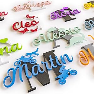 Zwayve P102 XL Personalisiertes Türschild Kinderzimmer