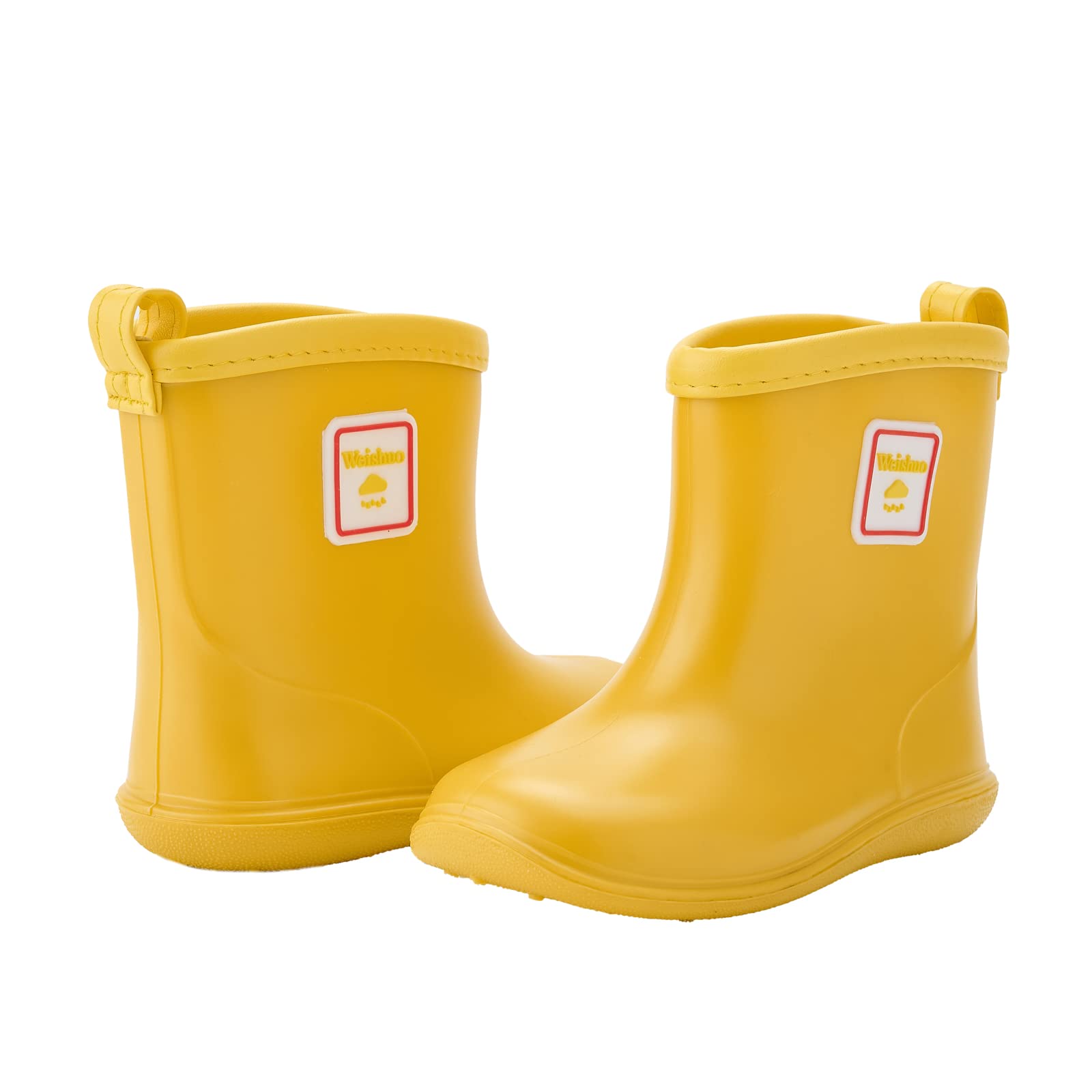 Botas de Agua para Niños Unisex Bota de Goma Impermeable Lluvia Bebé Niñas