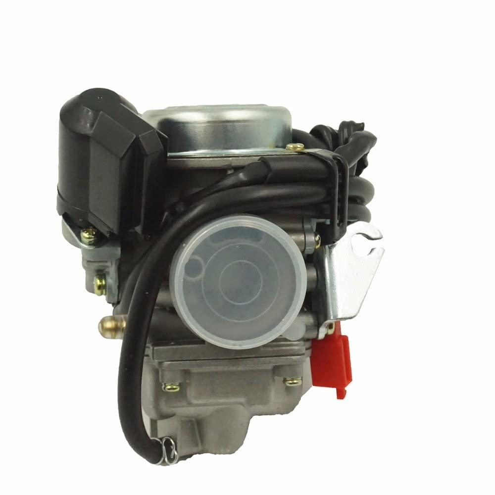 Montaje Carburador Para Carburador CVK Con Estrangulador Eléctrico Para Ciclomotor 152QMI 157QMJ, Buggy ATV, Motor Go-kart Para GY6 150cc 125cc 26mm Conjunto Carburador