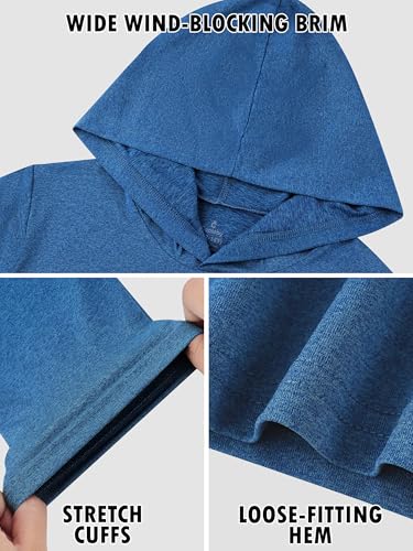 Cooraby 4 Pack Youth Boys Teen Quick-Dry Hoodies Moisture-Wicking Active Long Sleeve Hooded Sweatshirts3