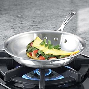 Calphalon Triply Stainless Steel 8-Inch Omelette Fry Pan Calphalon Triply Stainless Steel 8 Inch Omelette Fry Pan