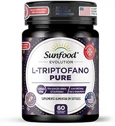 L-TRIPTOFANO PURE 1.000MG 60 SOFTGELS SUNFOOD EVOLUTION