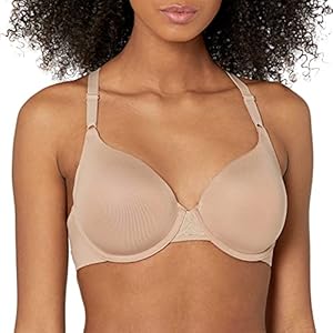Warner's Women's Cloud 9 Super Soft Underwire Lift Convertible T-Shirt Bra RF2691A, Toasted Almond, 38D
