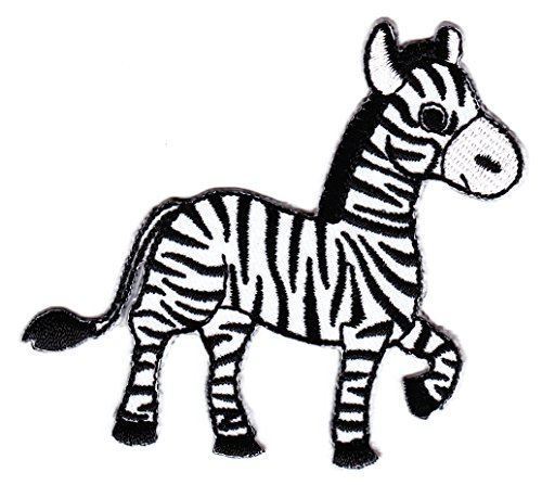 Preisvergleich Produktbild Patch Zebra Aufnäher Bügelbild