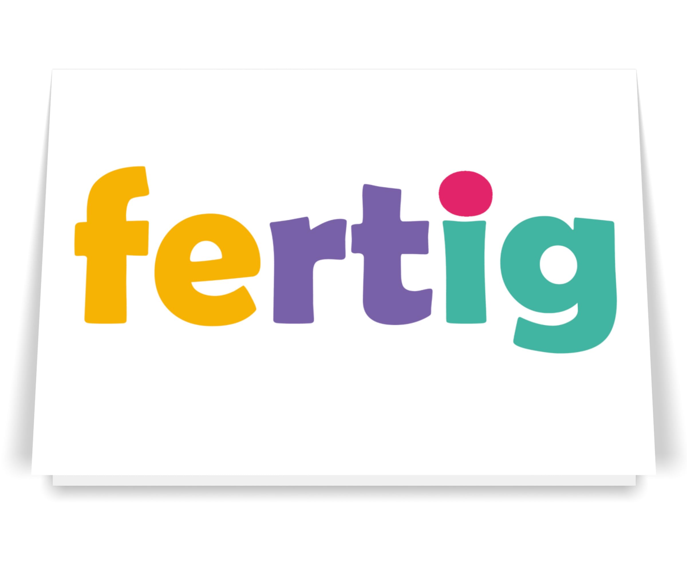 PICTALOO Glückwunschkarte bestandene Prüfung – fertig – knal
