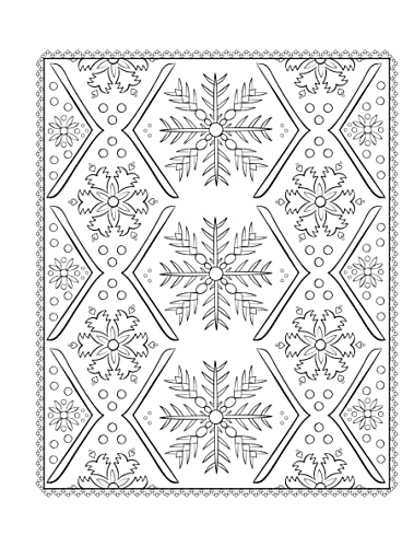 Creative Haven Scandinavian Folk Art Coloring Book (Adult Coloring Books: World & Travel) - Image 6