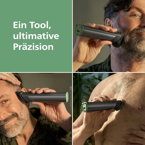 PHILIPS Multigroom 7000 für Herren - All-in-One 19-teiliger Barttrimmer und Haarschneider für Gesicht, Kopf und Körper, selbstschärfende Klingen, 26 Längeneinstellungen (0,5-20 mm), MG7962/30
