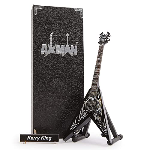 Kerry King : Réplique de guitare miniature - Les Beatles, Paul McCartney, John Lennon, RIngo Starr, George Harrison Kerry King : Réplique de guitare miniature