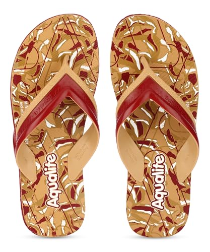 Image of Aqualite Men Slippers | Soft Comfortable and Stylish Slippers for Men in exciting Colors |Lightweight | Anti Skid | Daily Use Chappal