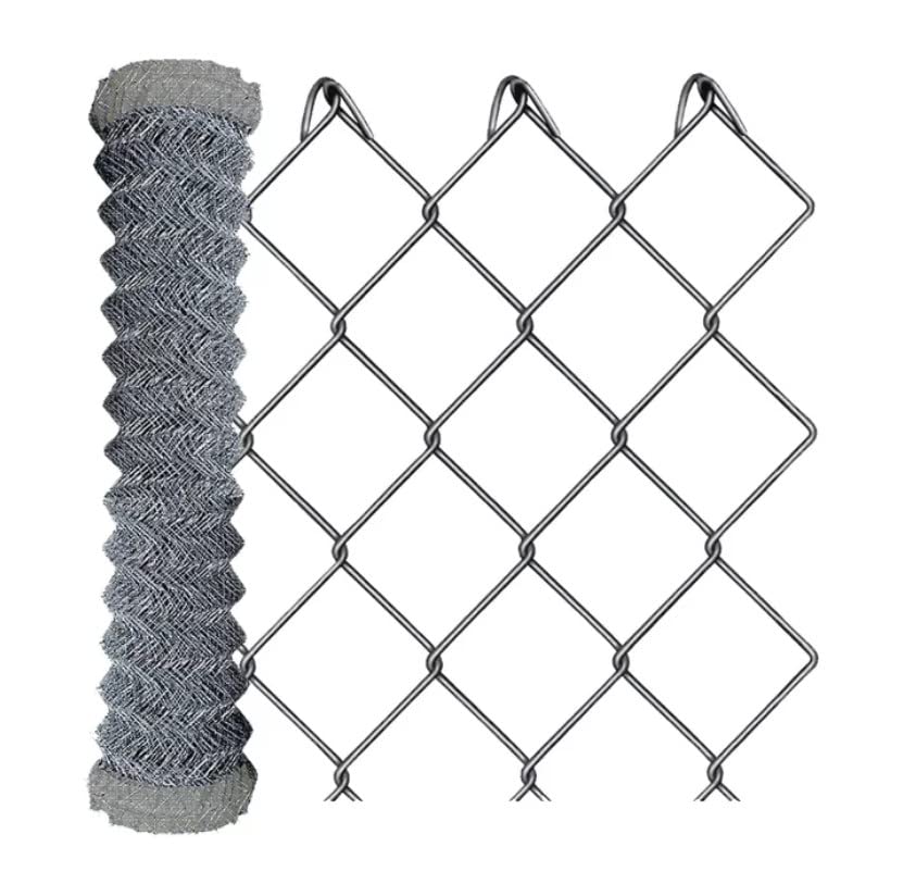 Rete Metallica zincata romboidale griglia a Maglia Sciolta zincata 50x50 H100 25Mt (150)