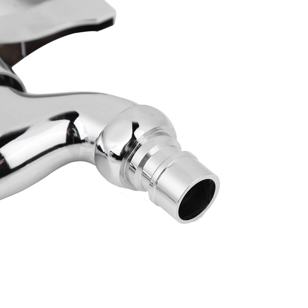 Washing hine Wall Mounted Water Faucet Single Cold Tap Copper Water Faucet G1 2 Bathroom Basin Kitchen Sink — view 3