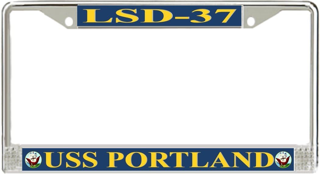 MilitaryBest USS Portland LSD-37 License Plate Frame