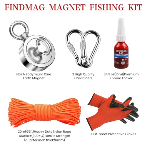 Findmag D60-SHUANGKONG Fishing Magnet 750 Lbs Pulling Force thumb #1