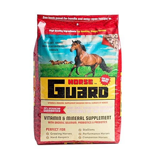 Horse Guard 40 lb, Equine Vitamin Mineral Supplement with Organic Selenium & Vitamin E