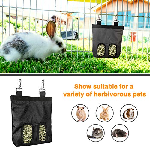 Hooizak voor cavia's E-More Voeder voor konijnenhooi met hangende band Hooizak Hangende voederzak Geschikt voor cavia's… - Image 6