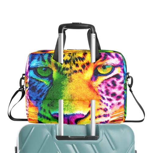 Bolso Maletín para Laptop 16 pulgadas Colorful Animals Tiger miniatura 7